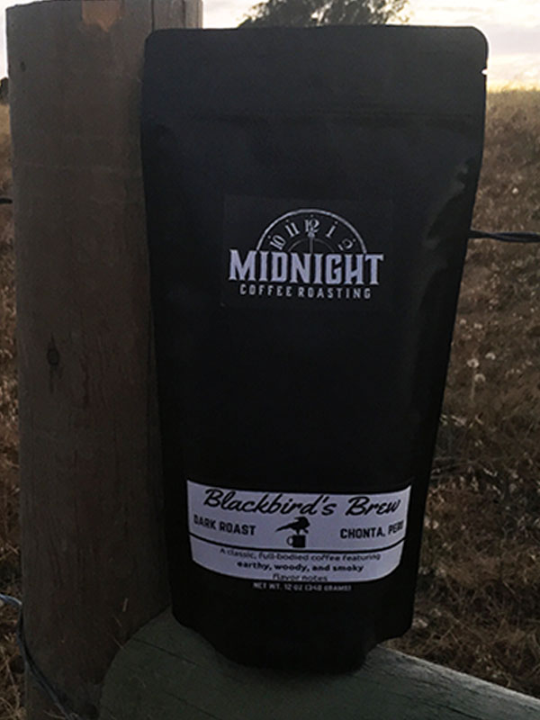 Blackbird’s Brew Coffee Midnight Coffee Roasting